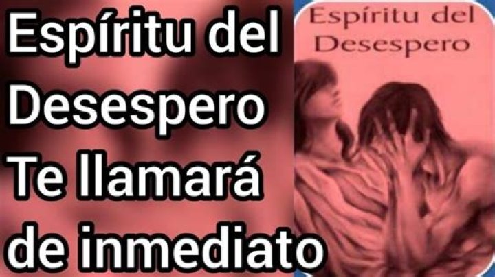 Uncover The Secrets Of "Oracion Al Espiritu Intranquilo Desespero Y Dominio"